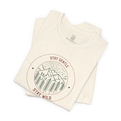 Stay Gentle, Stay Wild – Nature Circle Tee