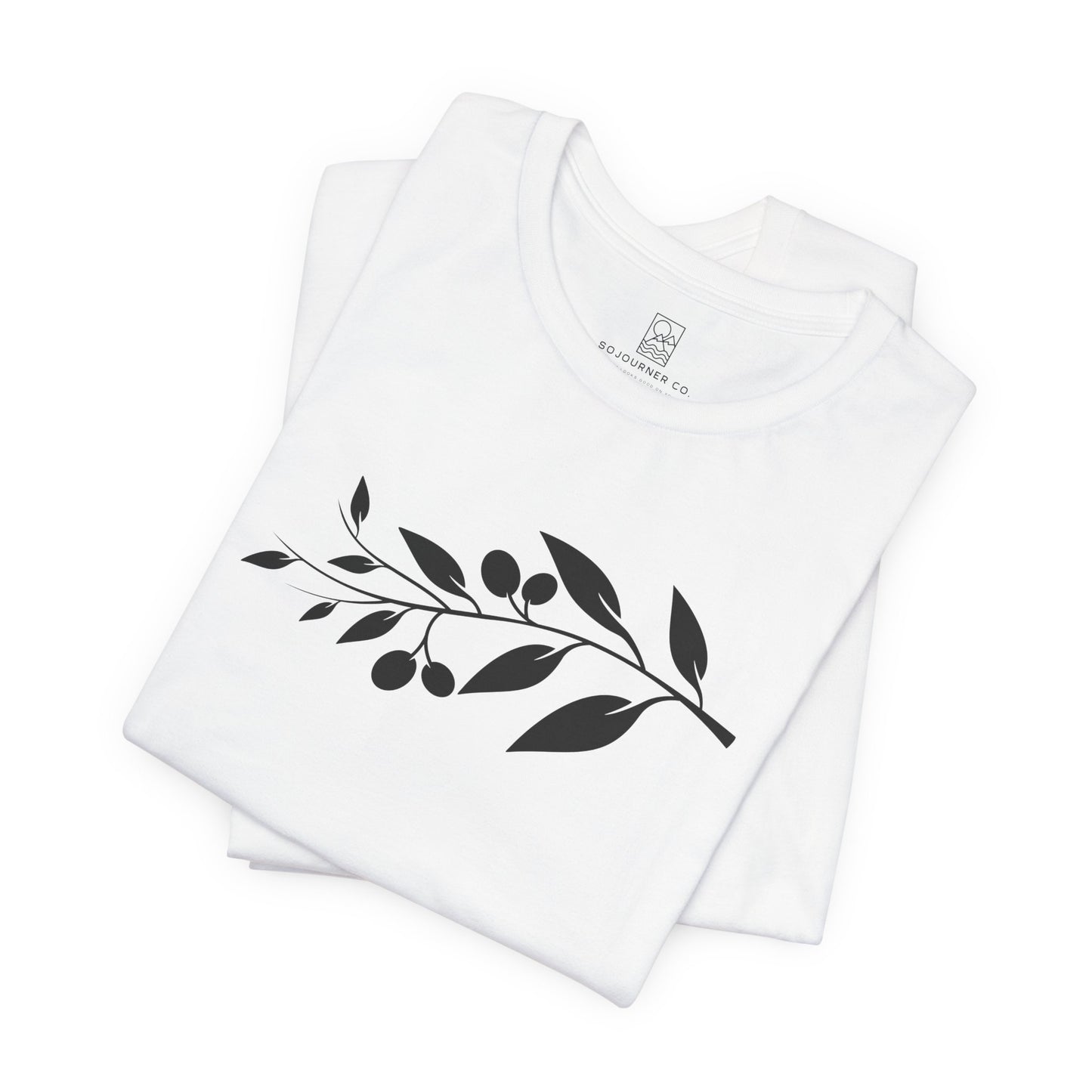 Olive Branch Minimalist Tee