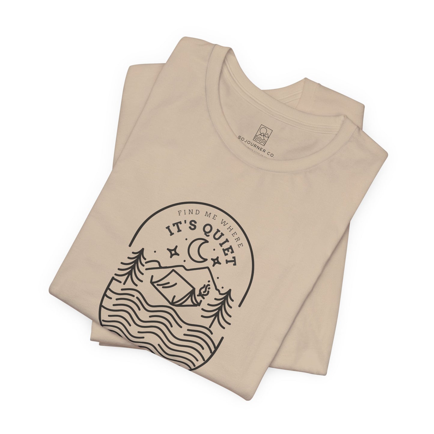 Find Me Where It’s Quiet Outline T-Shirt