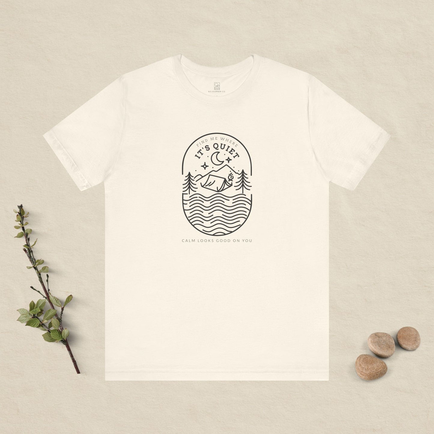 Find Me Where It’s Quiet Outline T-Shirt