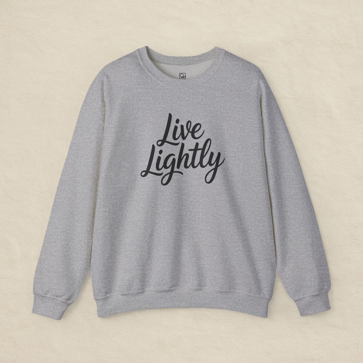 Live Lightly – Minimalist Comfort Sweatshirt