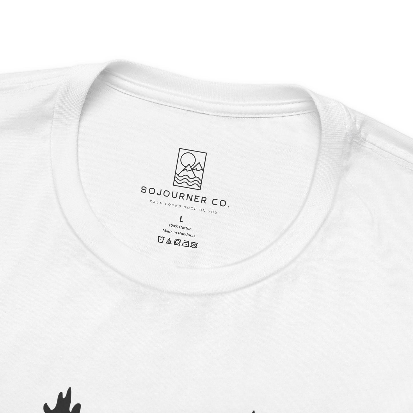 Winding Pines Tee – Bold Minimalist Forest Design