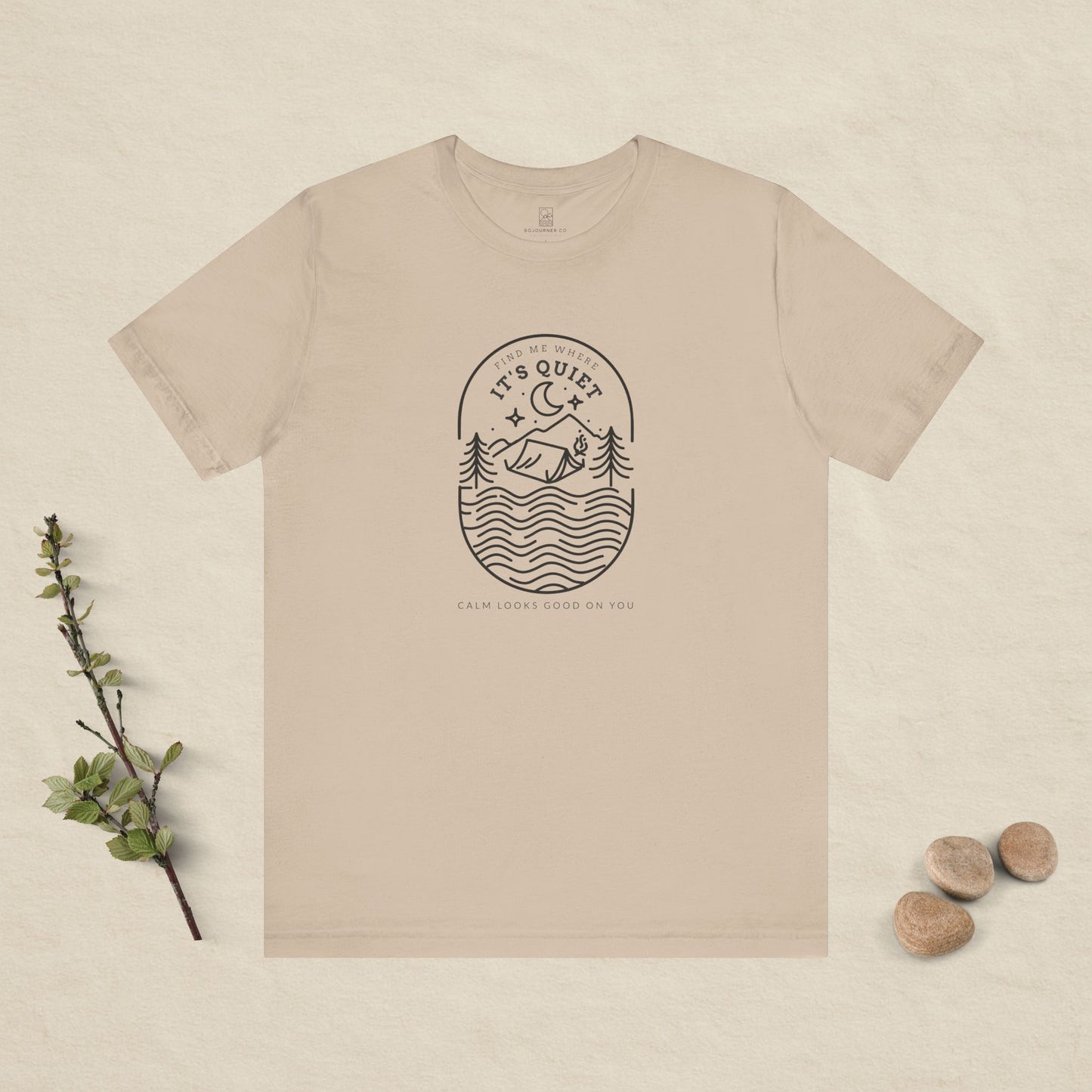 Find Me Where It’s Quiet Outline T-Shirt