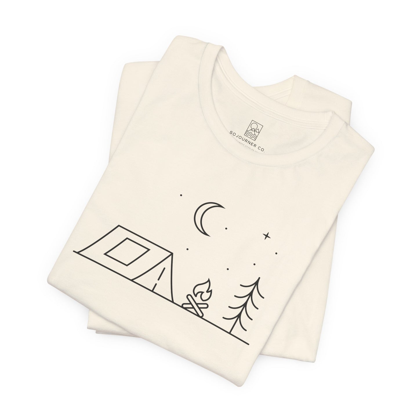 Under the Quiet Sky – Minimalist Camping Tee