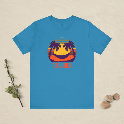 Stay Wild – Retro Sunset Hammock Tee