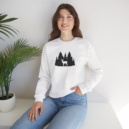 Deer in Pines Sweatshirt