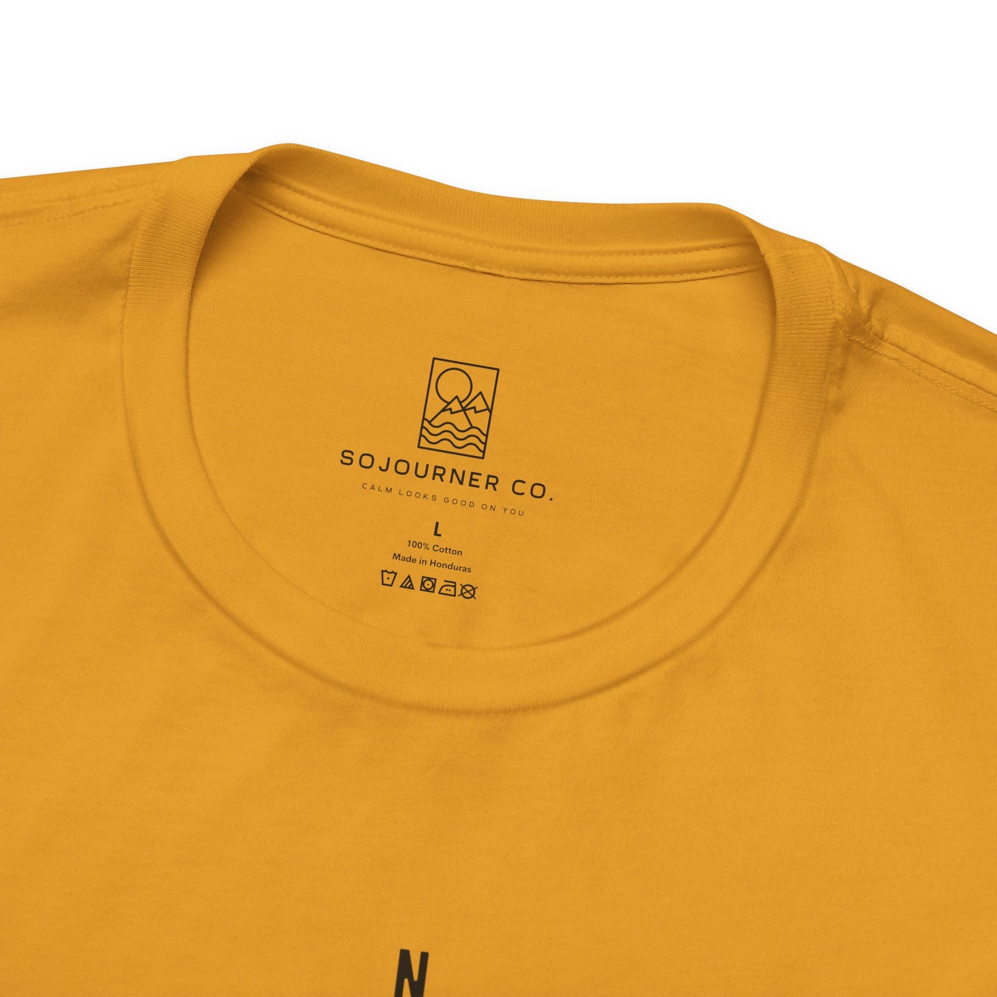 Mountain Compass Tee – Minimalist Nature Navigation