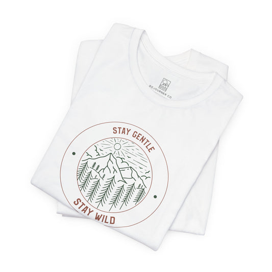 Stay Gentle, Stay Wild – Nature Circle Tee