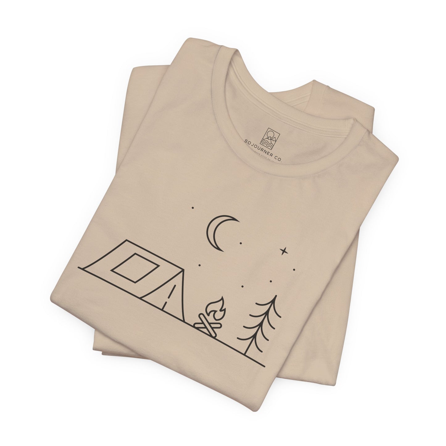 Under the Quiet Sky – Minimalist Camping Tee