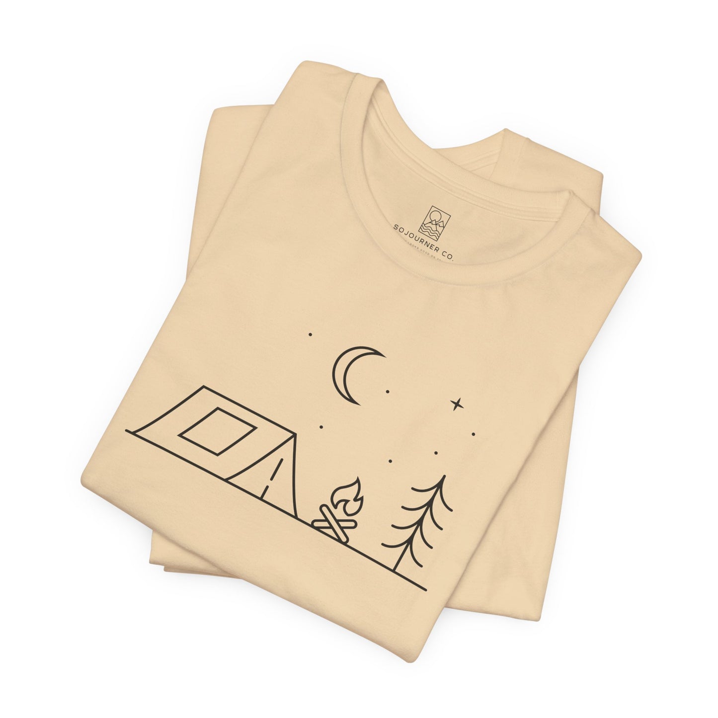 Under the Quiet Sky – Minimalist Camping Tee