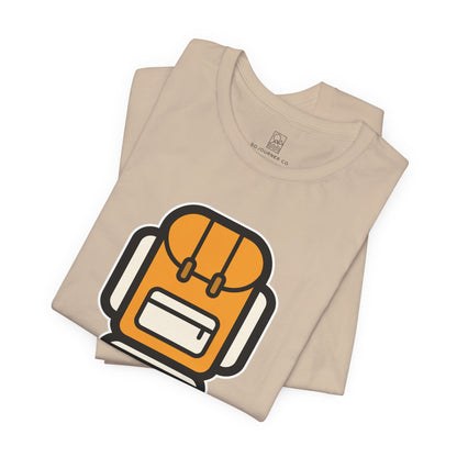 Take Less, Feel More – Backpack Adventure Tee