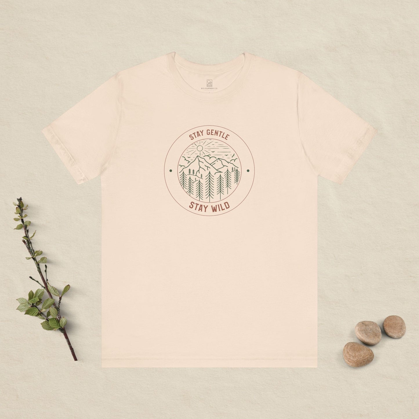 Stay Gentle, Stay Wild – Nature Circle Tee