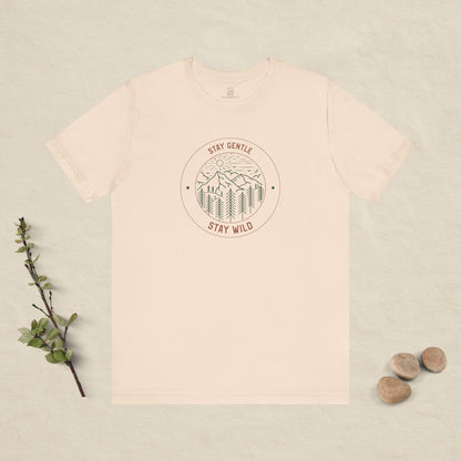 Stay Gentle, Stay Wild – Nature Circle Tee