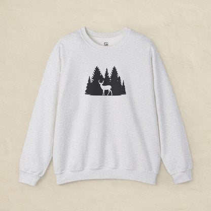 Deer in Pines Sweatshirt