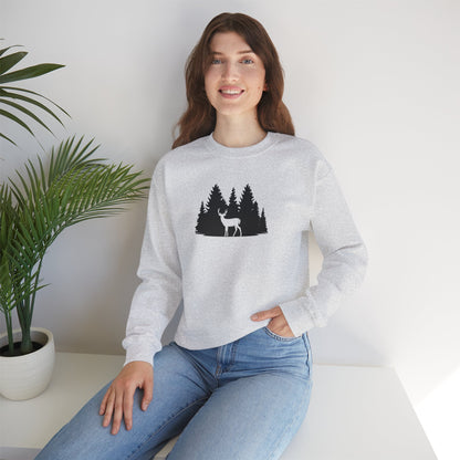 Deer in Pines Sweatshirt