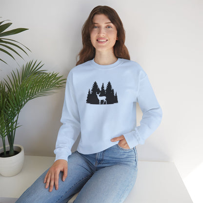 Deer in Pines Sweatshirt