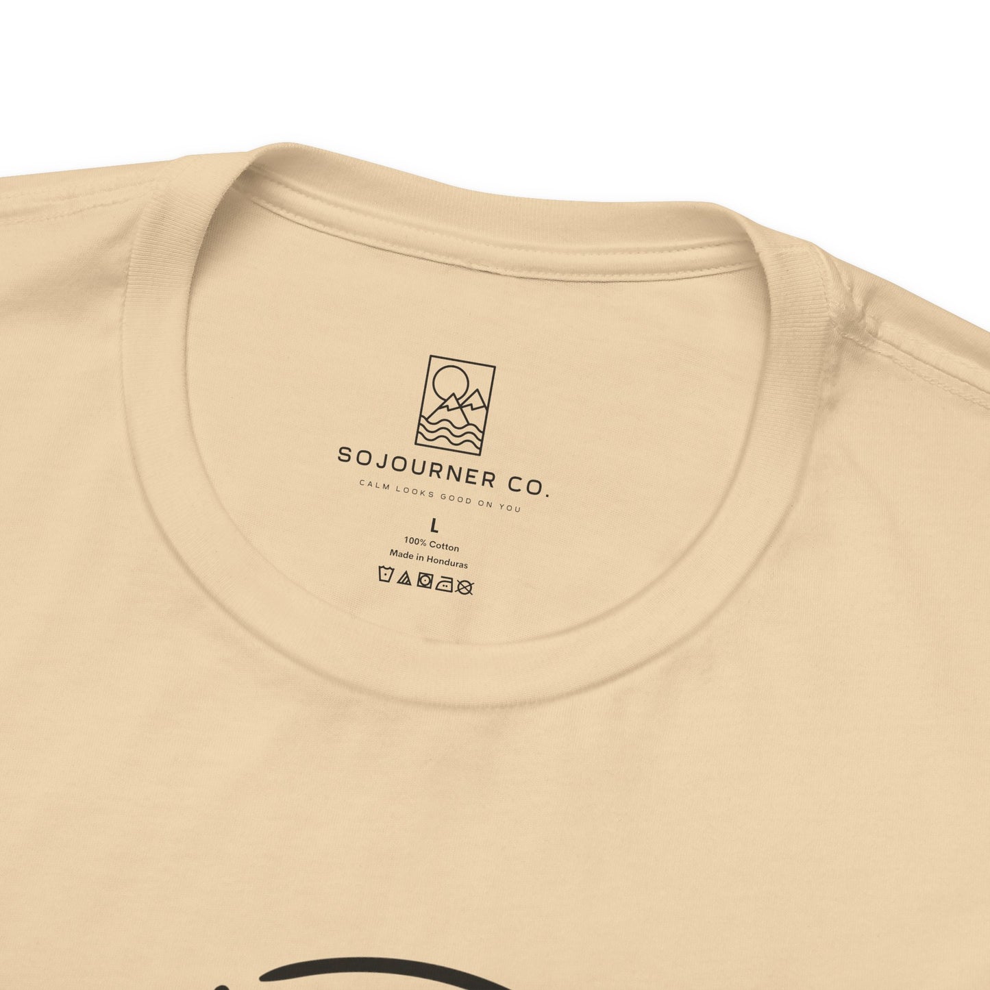 The Compass Tee – Minimalist Direction Line Art