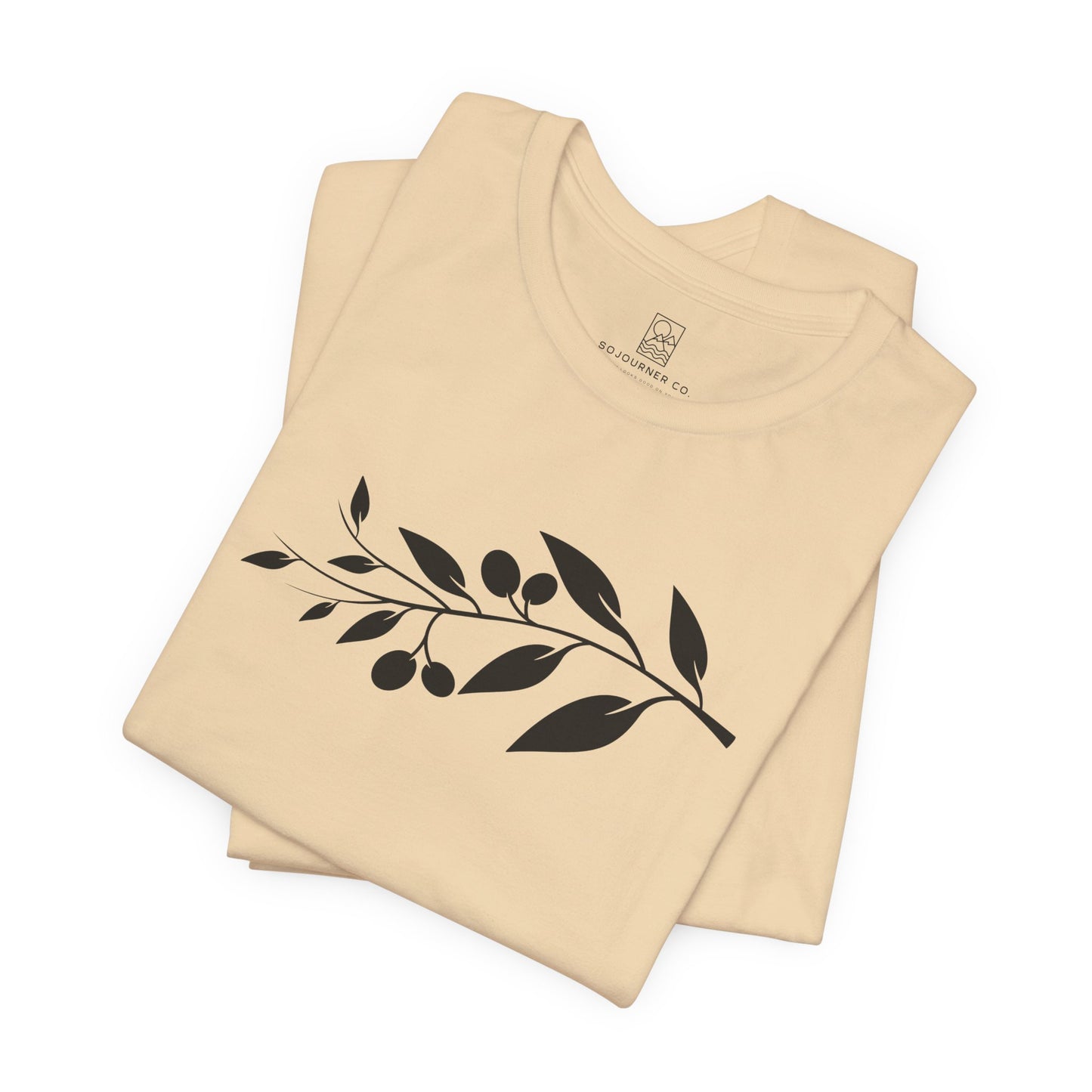 Olive Branch Minimalist Tee