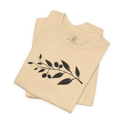 Olive Branch Minimalist Tee