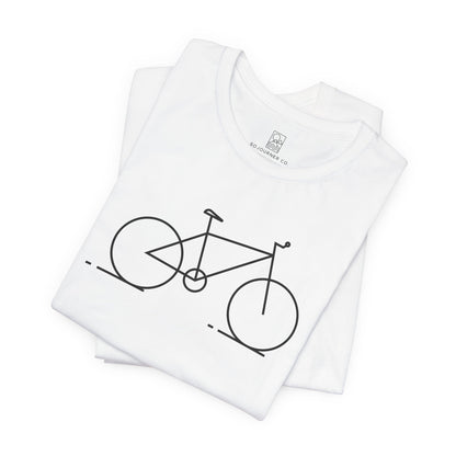 The Bike Tee – Minimalist Line Art Bicycle