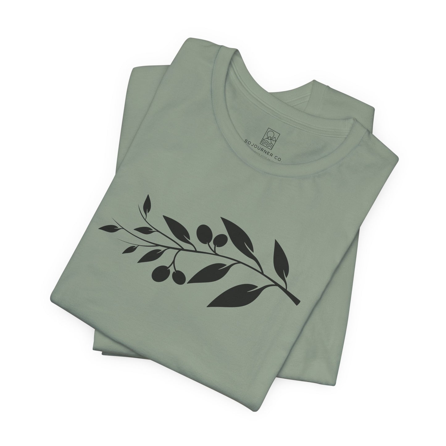 Olive Branch Minimalist Tee