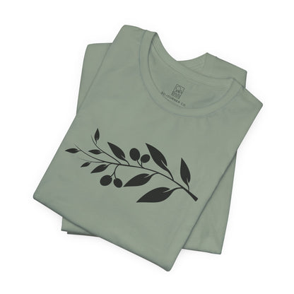 Olive Branch Minimalist Tee