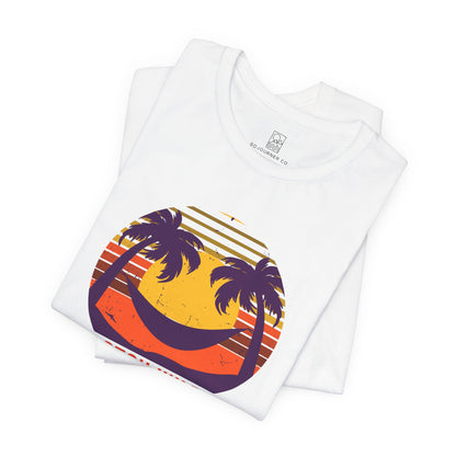 Stay Wild – Retro Sunset Hammock Tee