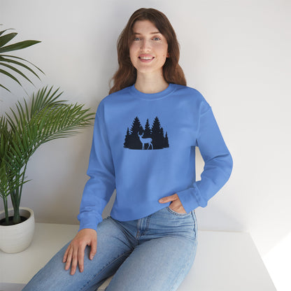 Deer in Pines Sweatshirt
