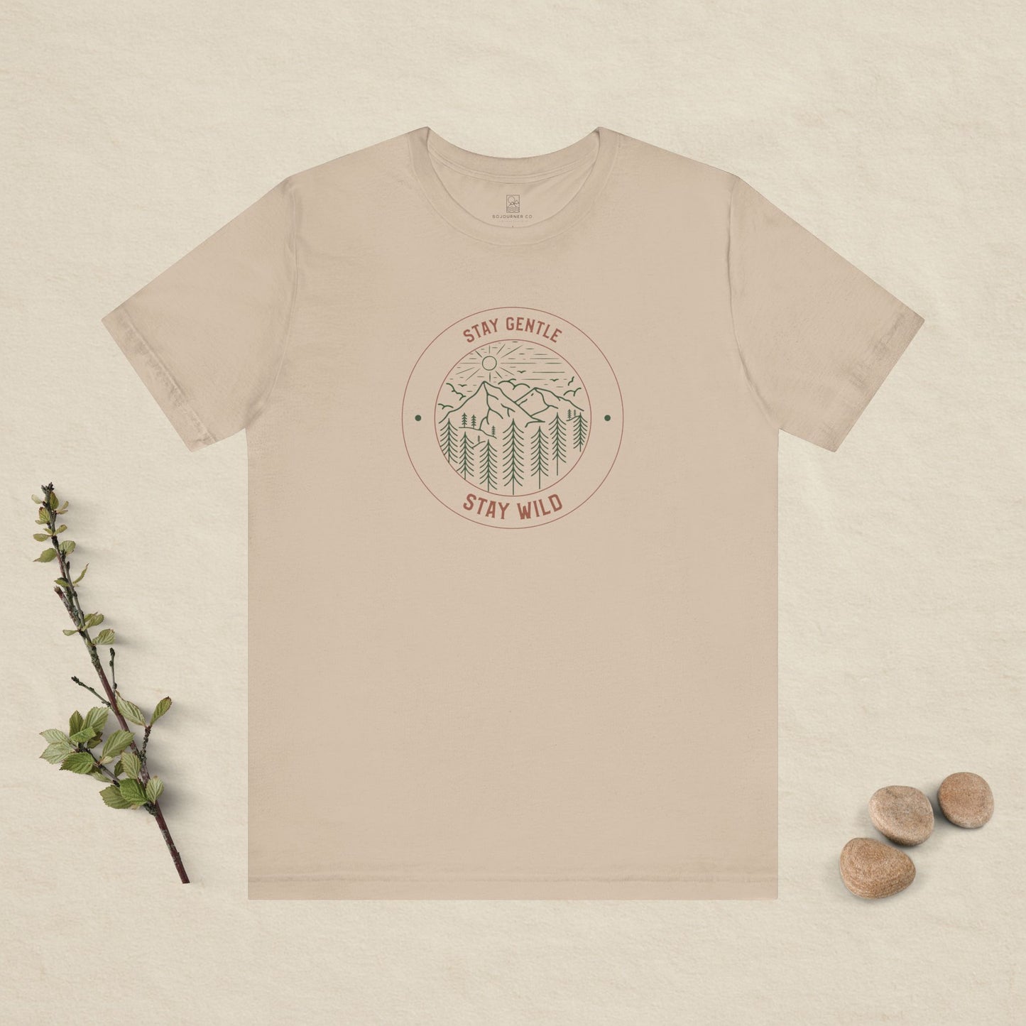 Stay Gentle, Stay Wild – Nature Circle Tee