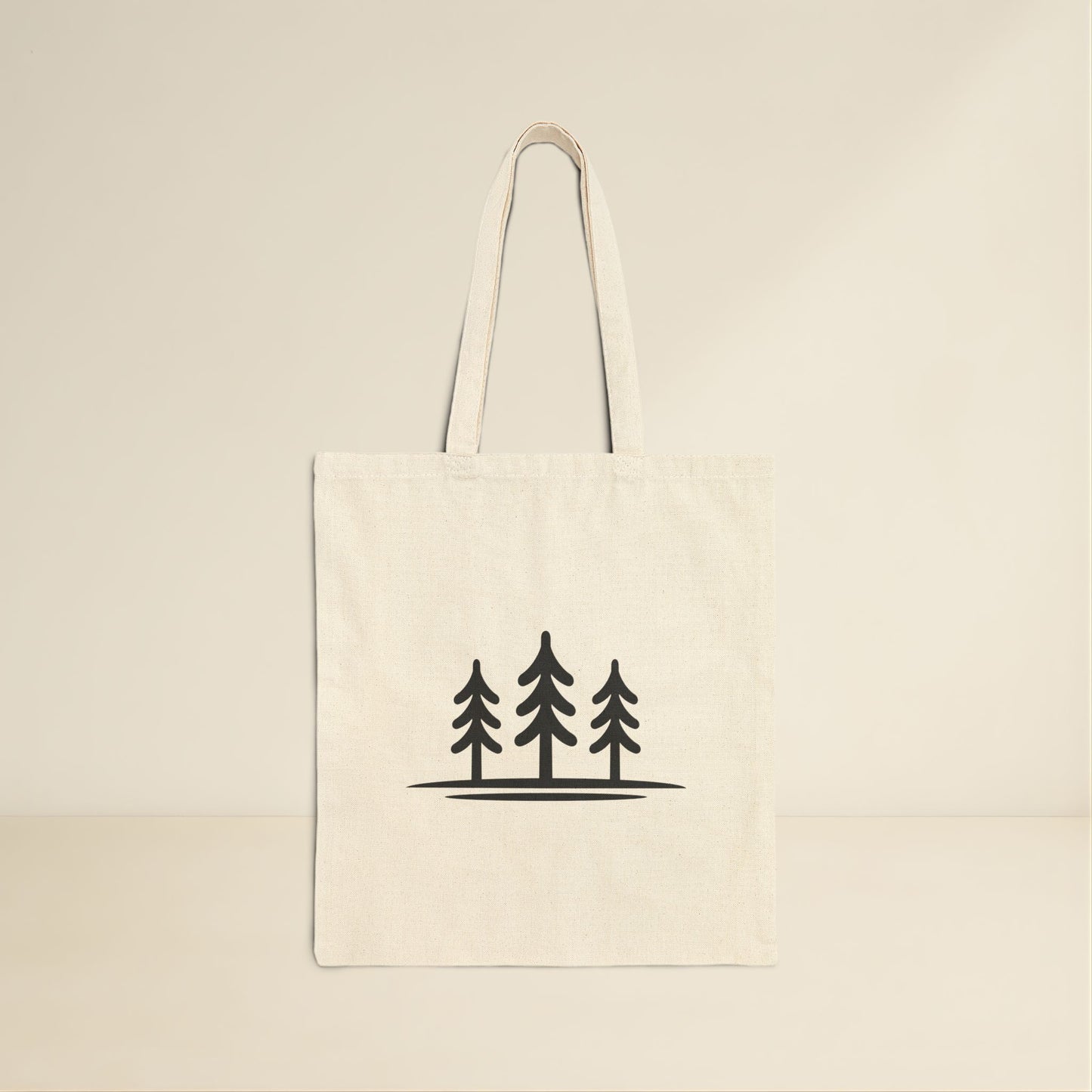 Pine Trio – Minimalist Tote Bag