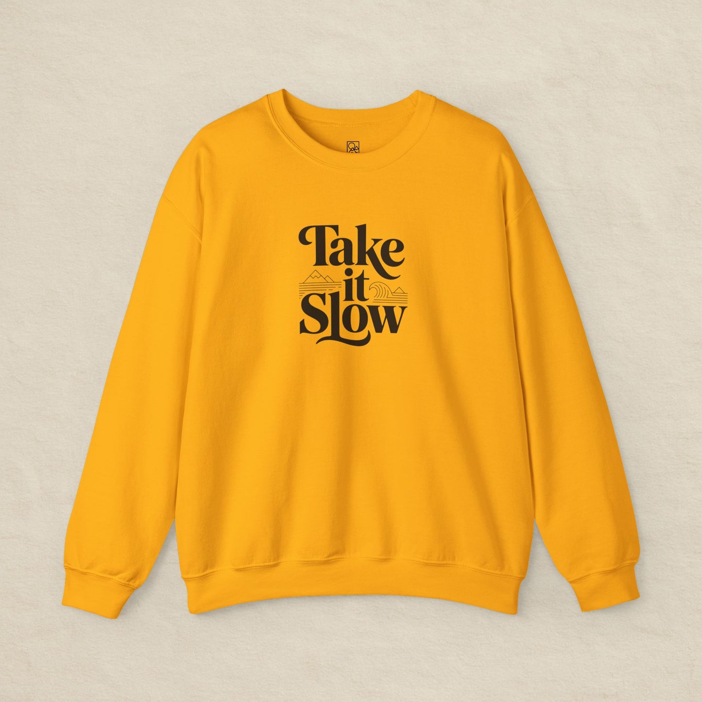 Take It Slow – Minimalist Cozy Sweatshirt