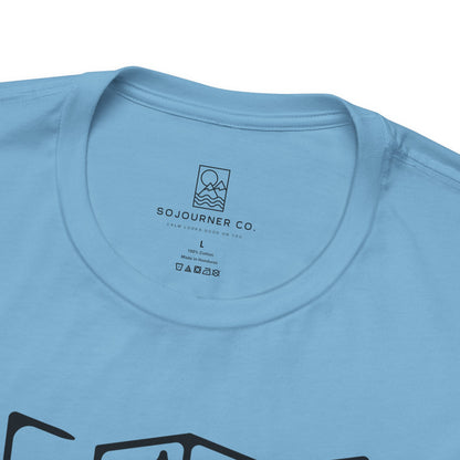 Adventure Map Tee – Minimalist Line Art for Explorers