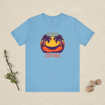 Stay Wild – Retro Sunset Hammock Tee