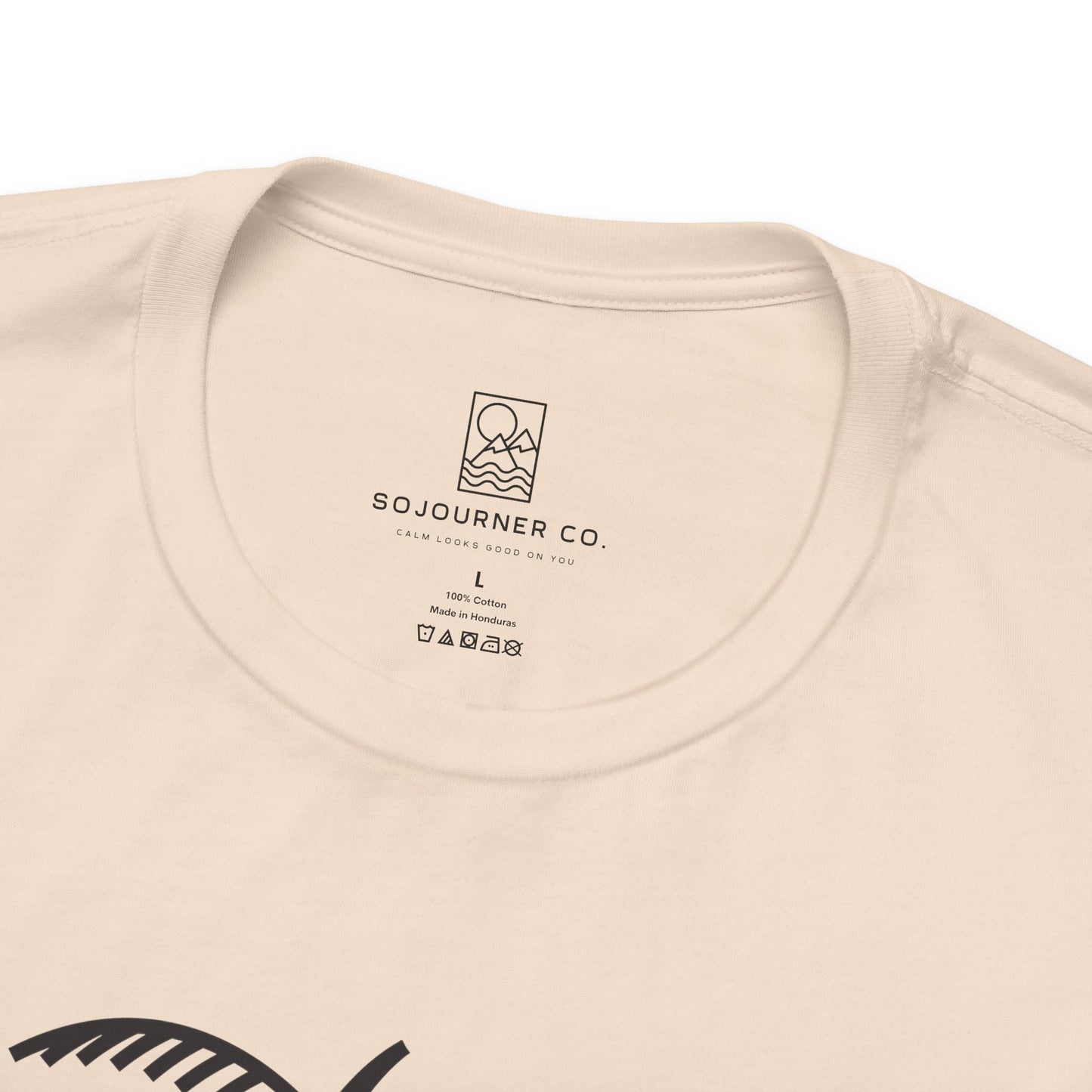 Palm & Hut Line Art T-Shirt