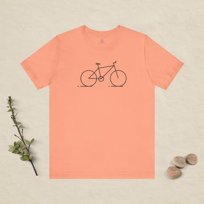 The Bike Tee – Minimalist Line Art Bicycle