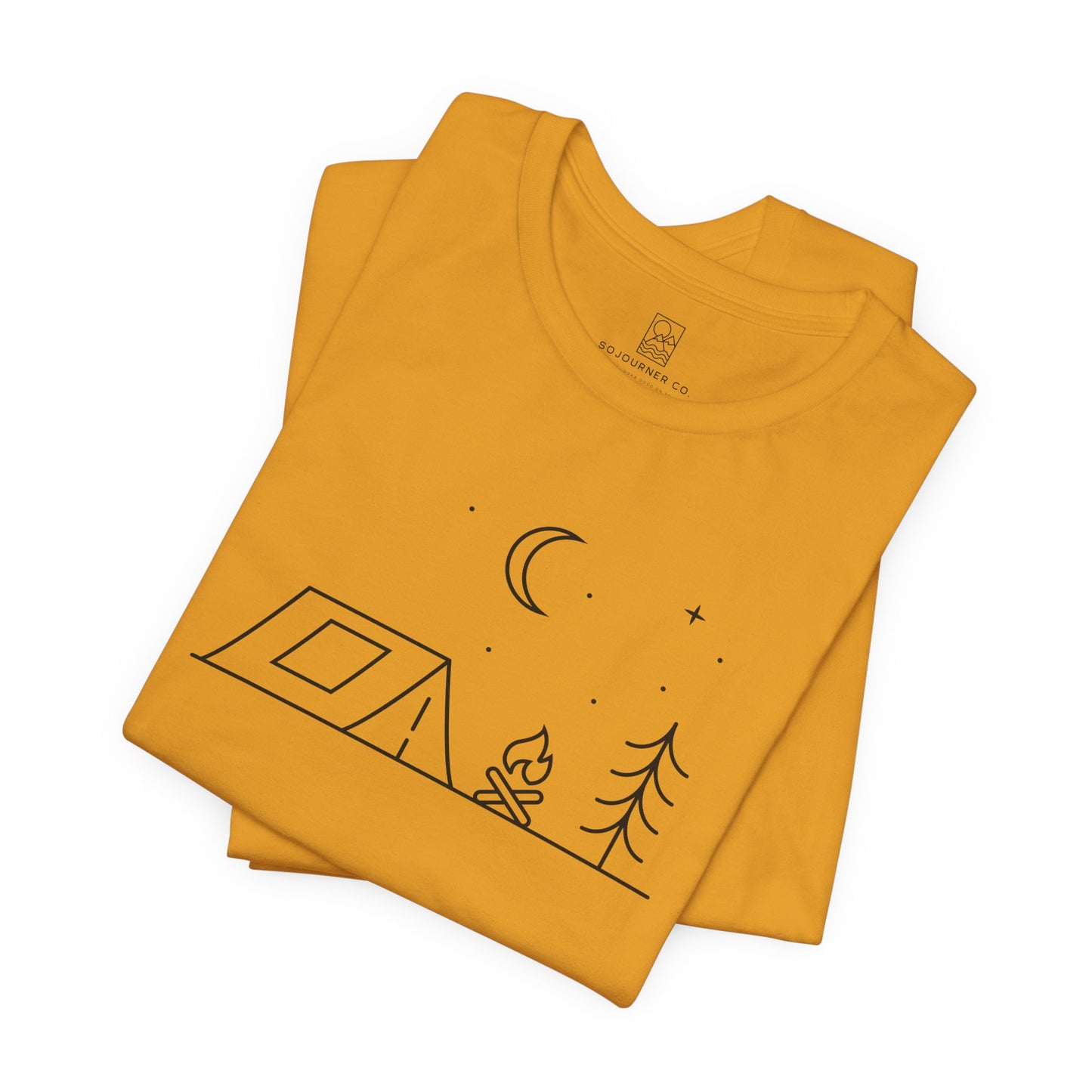 Under the Quiet Sky – Minimalist Camping Tee