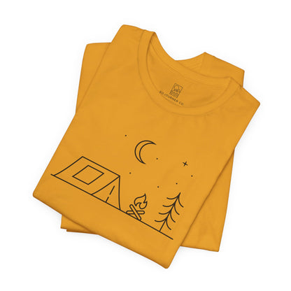 Under the Quiet Sky – Minimalist Camping Tee