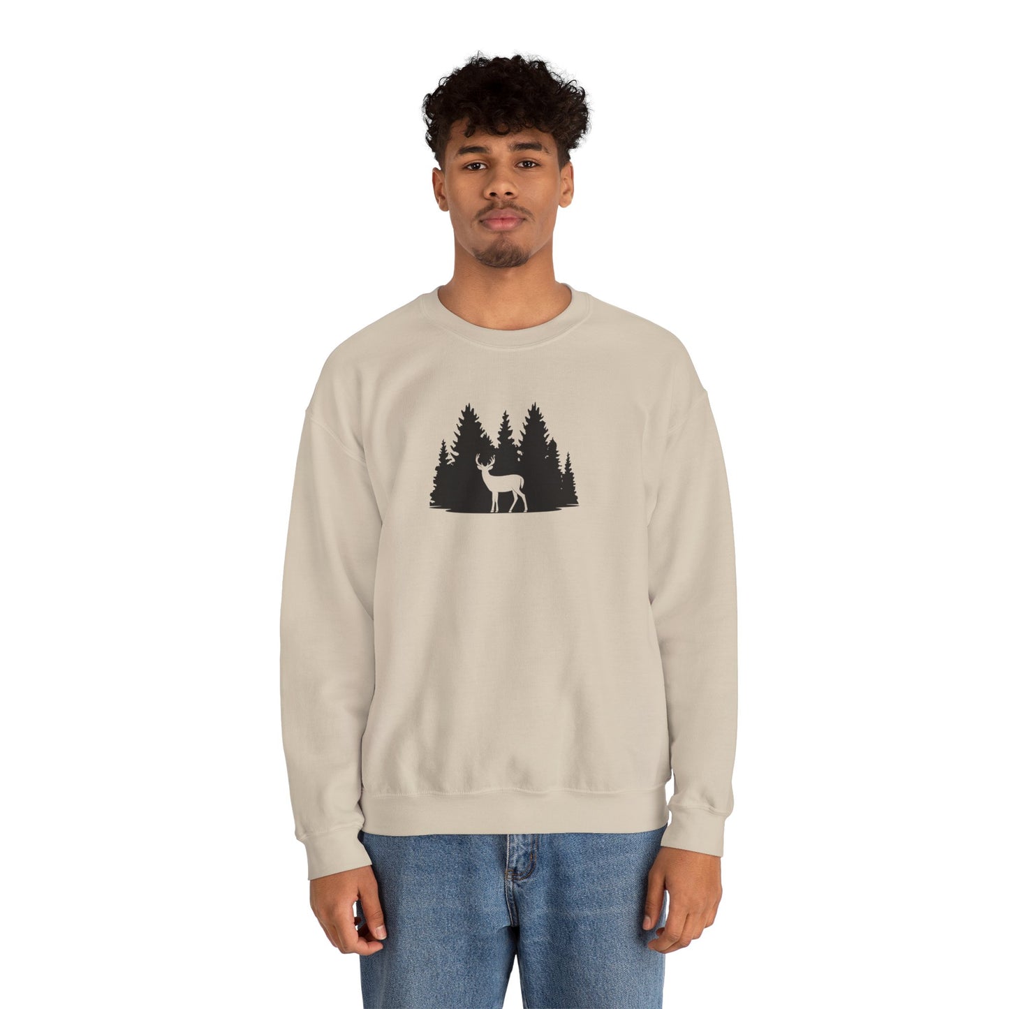 Deer in Pines Sweatshirt