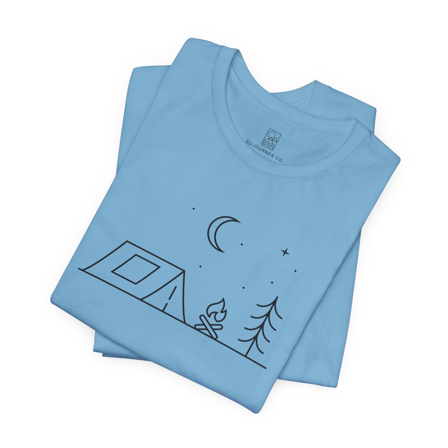 Under the Quiet Sky – Minimalist Camping Tee