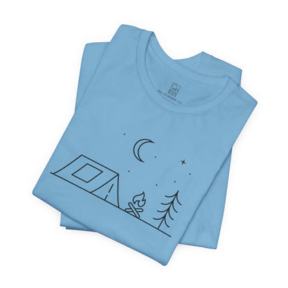 Under the Quiet Sky – Minimalist Camping Tee