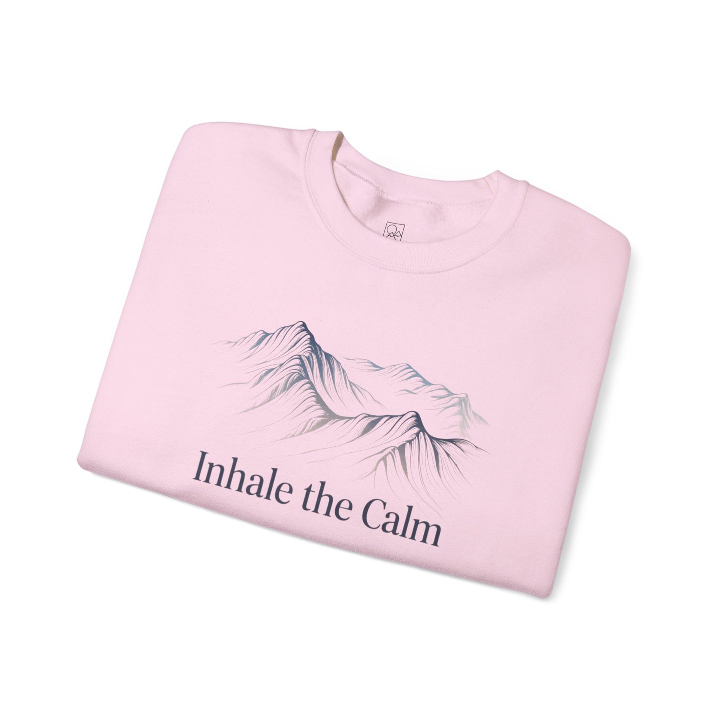 Inhale the Calm – Mountain Sketch Comfort Sweatshirt