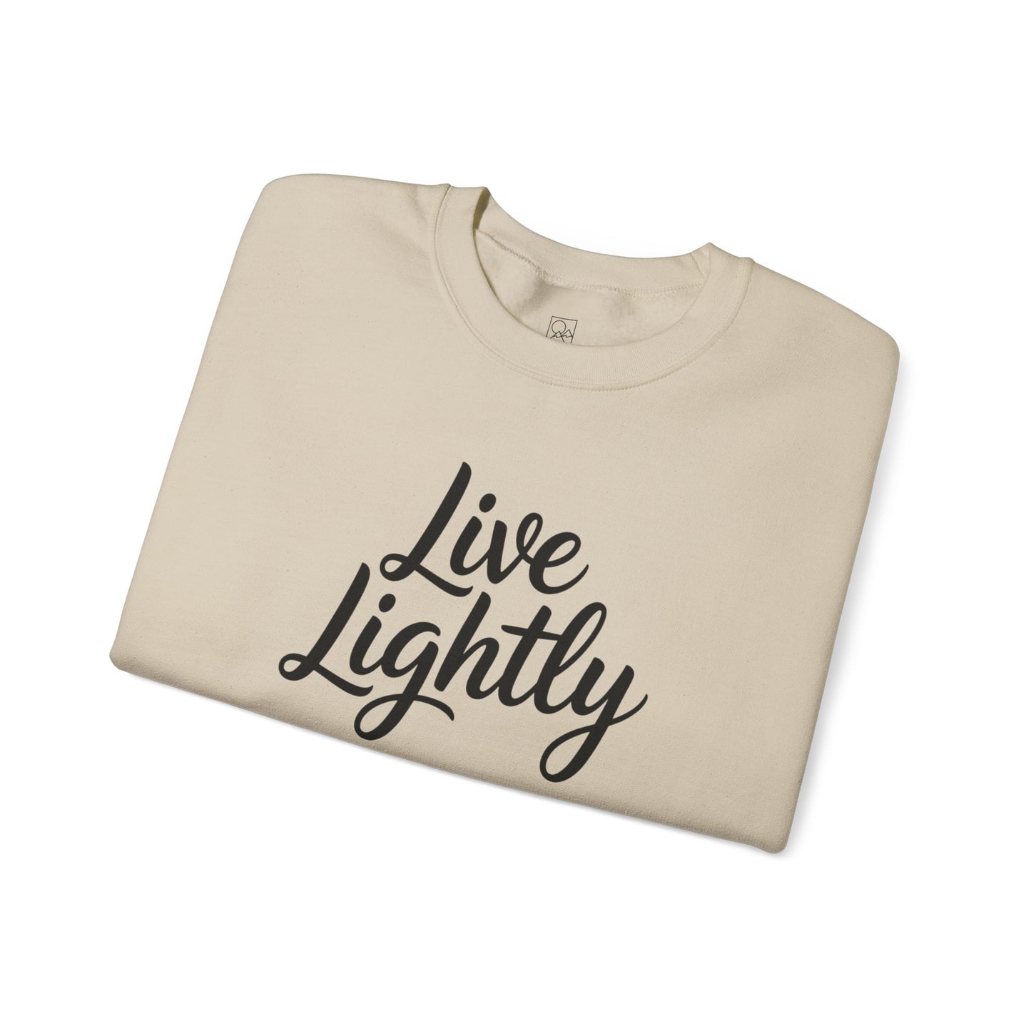 Live Lightly – Minimalist Comfort Sweatshirt