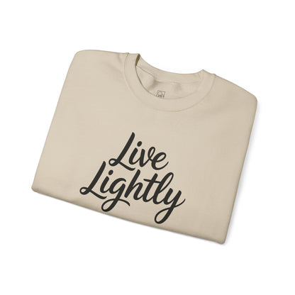 Live Lightly – Minimalist Comfort Sweatshirt