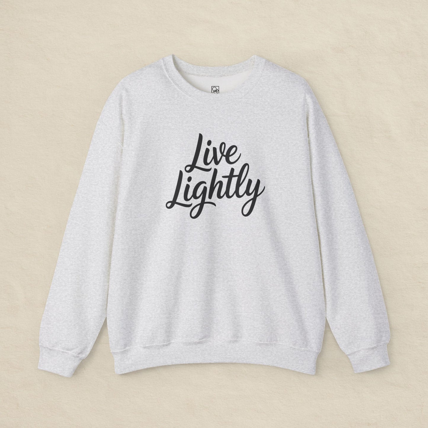 Live Lightly – Minimalist Comfort Sweatshirt