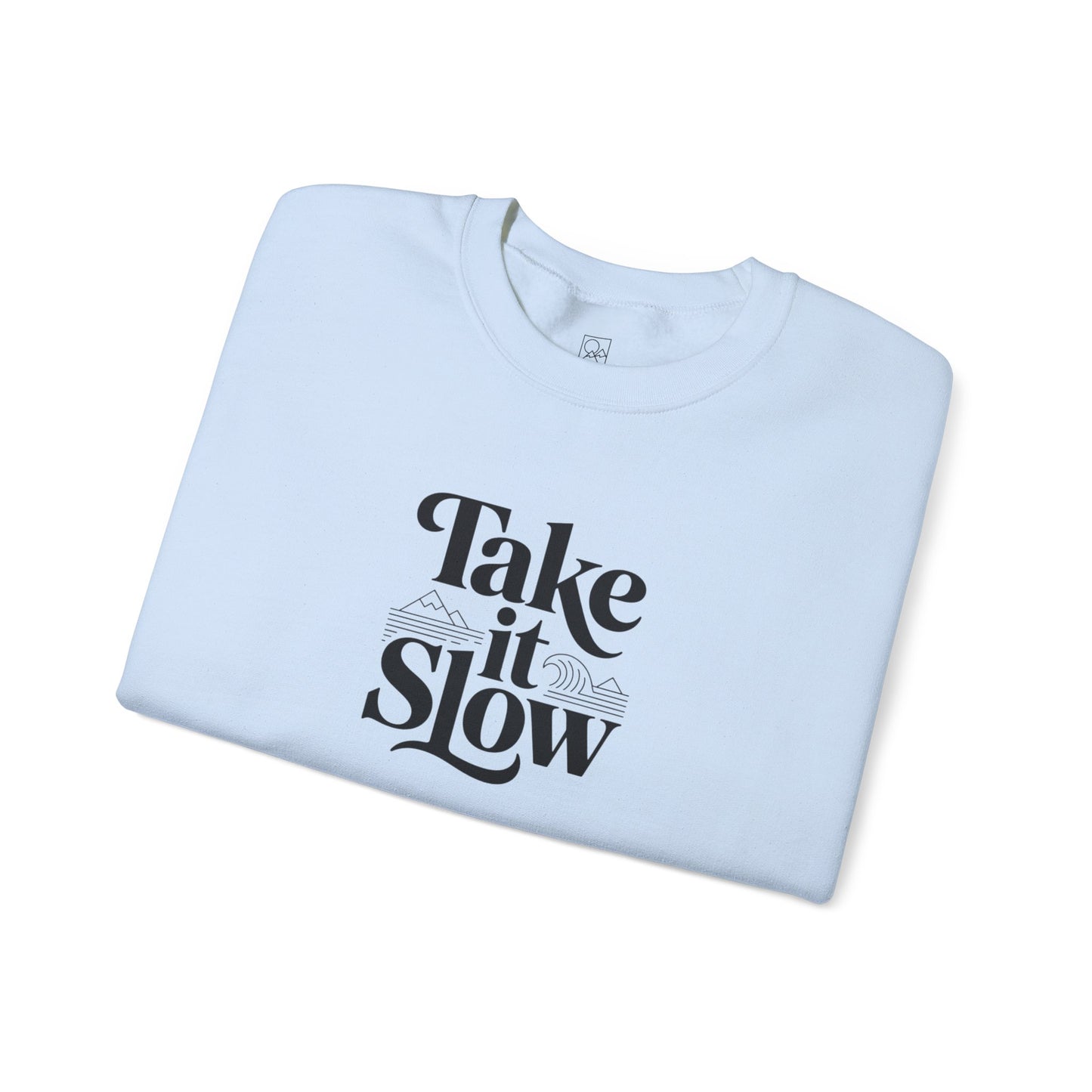 Take It Slow – Minimalist Cozy Sweatshirt