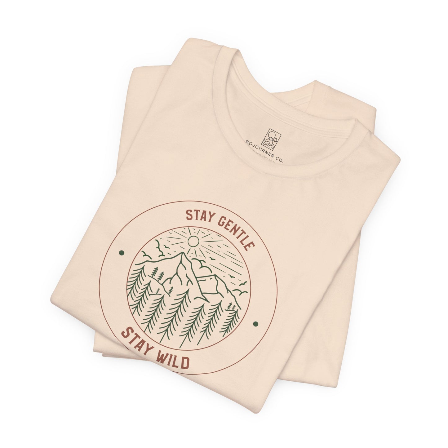 Stay Gentle, Stay Wild – Nature Circle Tee