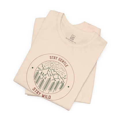 Stay Gentle, Stay Wild – Nature Circle Tee