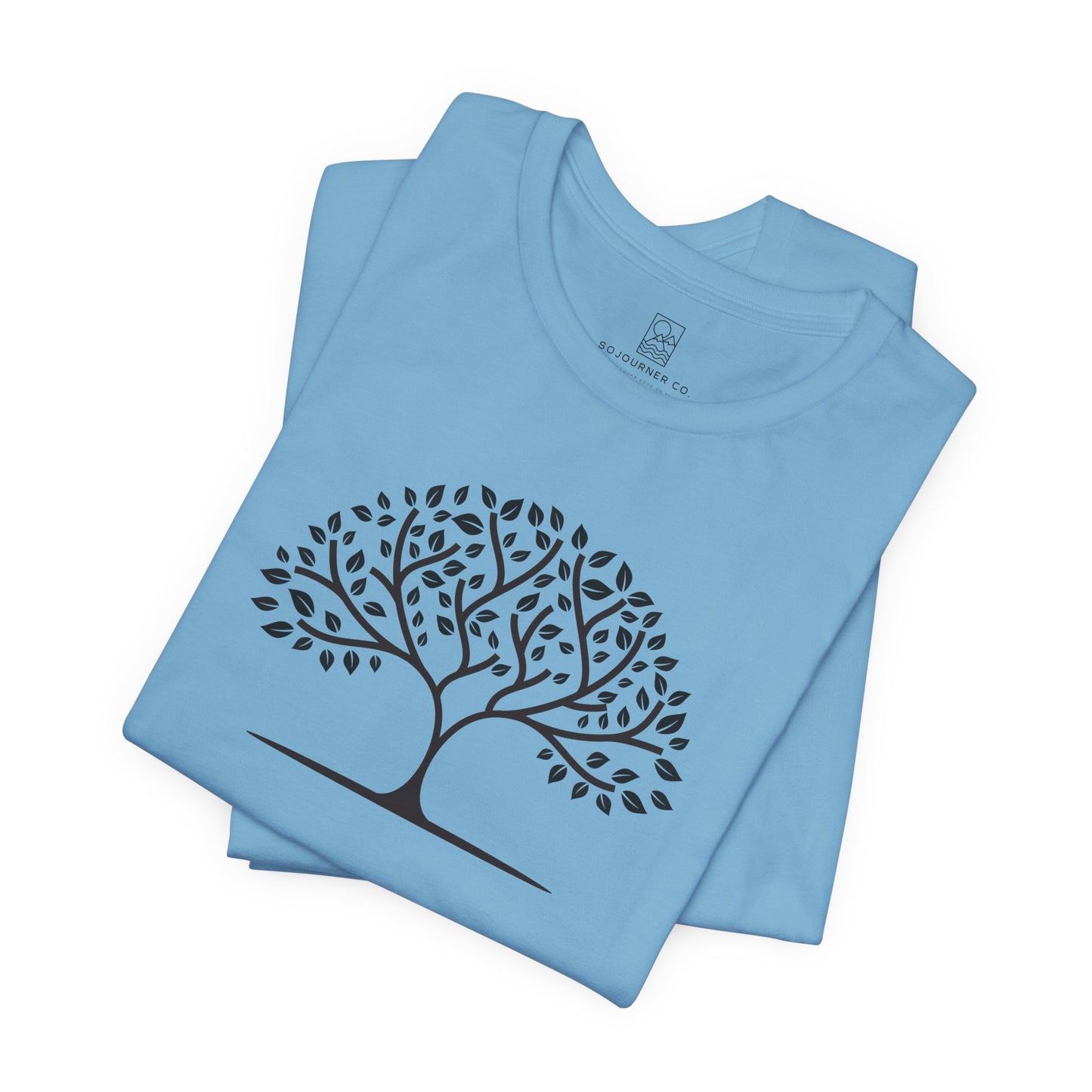 Tree of Calm Tee – Minimalist Nature Design