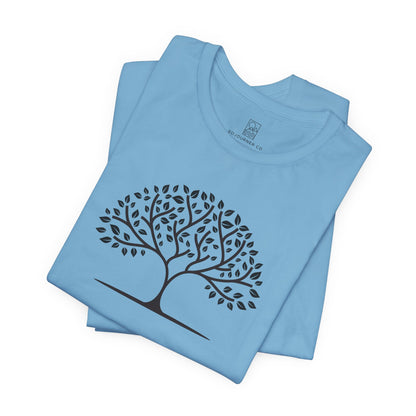 Tree of Calm Tee – Minimalist Nature Design