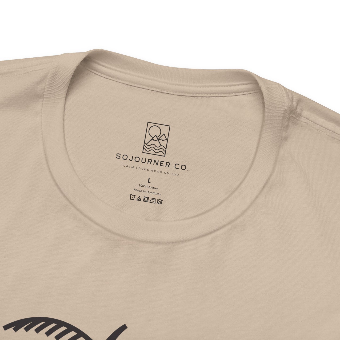 Palm & Hut Line Art T-Shirt